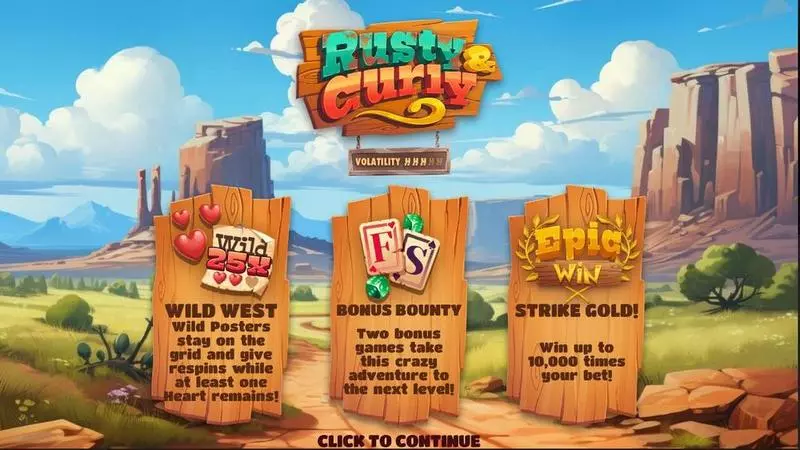 Rusty and Curly Slots made by Hacksaw Gaming - Info and Rules