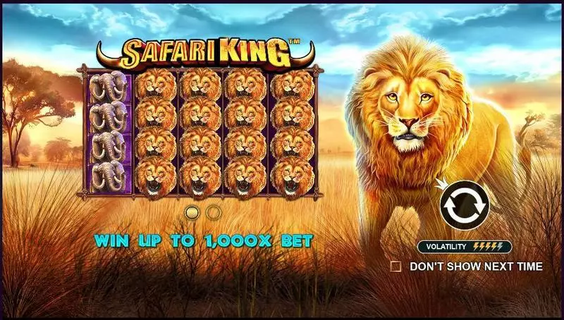 Safari King Slots made by Pragmatic Play - Info and Rules