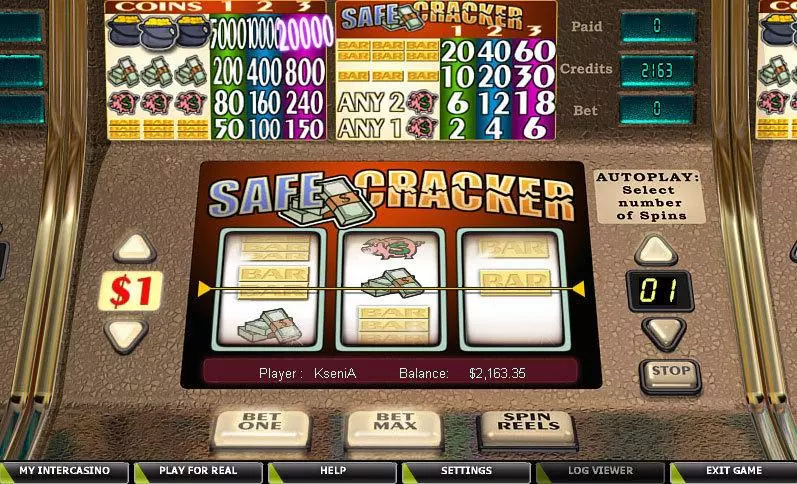 Safe Cracker Slots made by CryptoLogic - Main Screen Reels