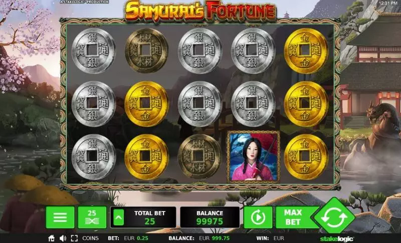 Samurai’s Fortune Slots made by StakeLogic - Main Screen Reels