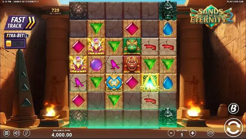 Sands of Eternity 2 Slots made by Slotmill - Main Screen Reels
