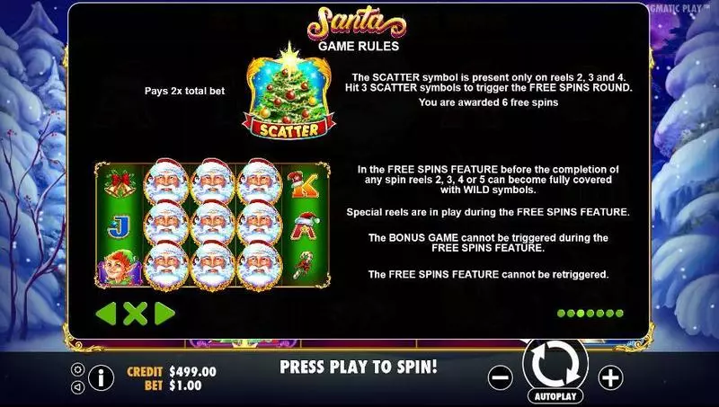 Santa Slots made by Pragmatic Play - Bonus 2