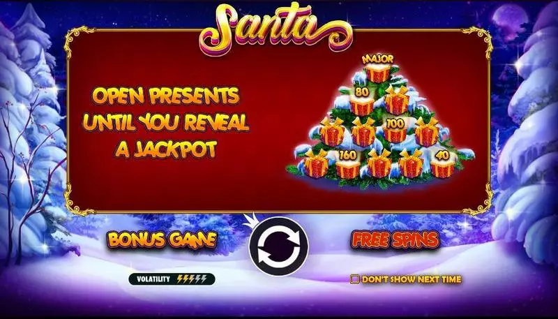 Santa Slots made by Pragmatic Play - Info and Rules