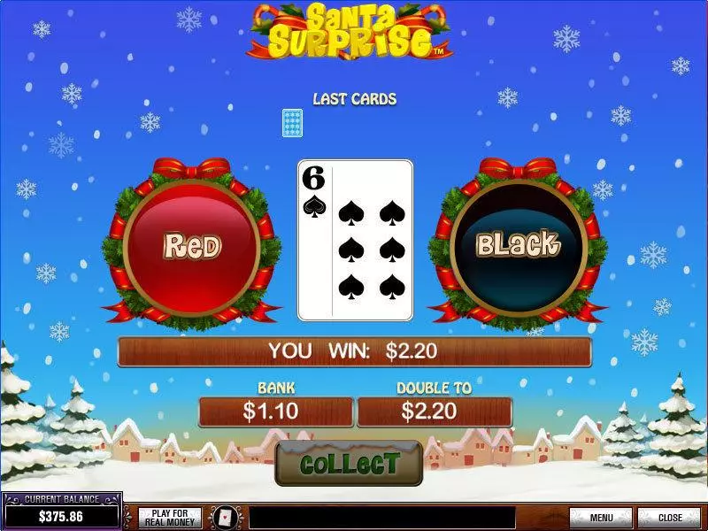 Santa Surprize Slots made by PlayTech - Gamble Screen