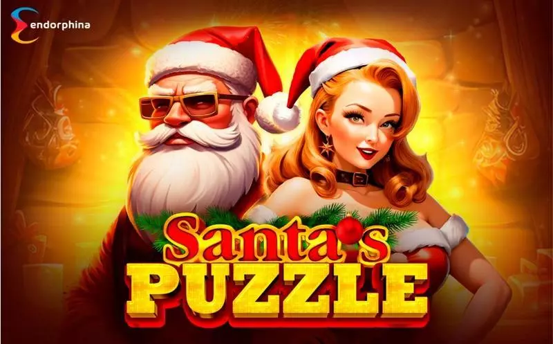 Santa's Puzzle Slots made by Endorphina - Introduction Screen