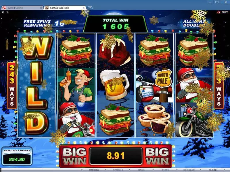 Santa's Wild Ride Slots made by Microgaming - Bonus 3