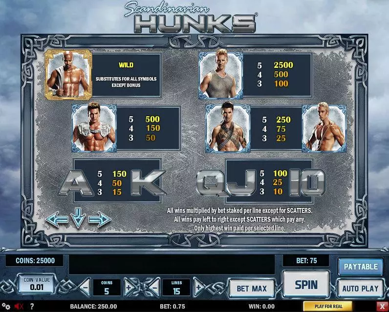 Scandinavian Hunks Slots made by Play'n GO - Info and Rules