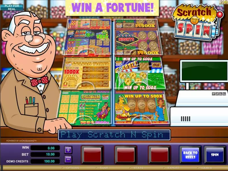 Scratch n Spin Slots made by Microgaming - Bonus 1