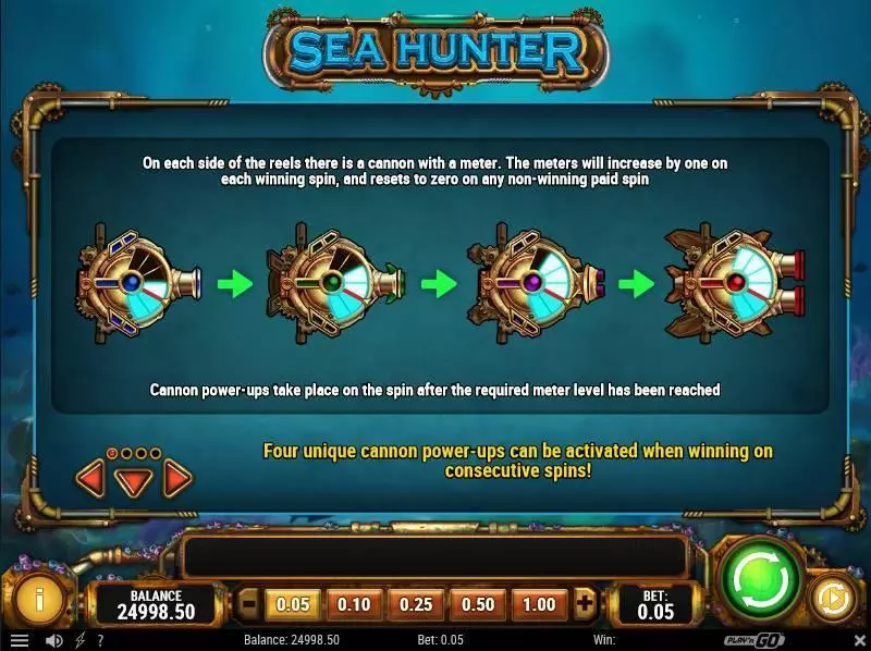 Sea Hunter Slots made by Play'n GO - Bonus 1