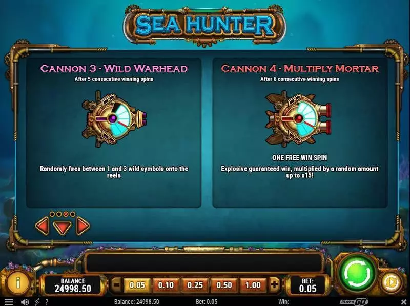 Sea Hunter Slots made by Play'n GO - Bonus 3