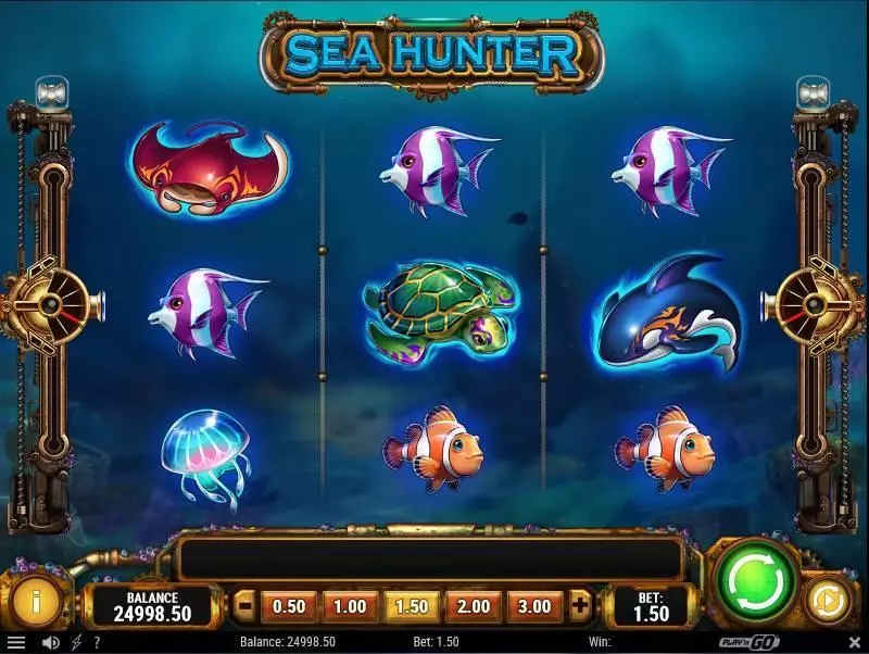 Sea Hunter Slots made by Play'n GO - Main Screen Reels
