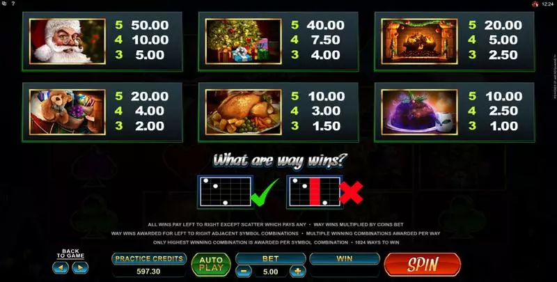 Secret Santa Slots made by Microgaming - Info and Rules