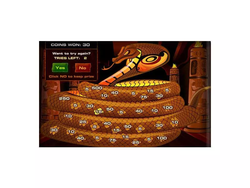 Serpent's Treasure Slots made by DGS - Bonus 1