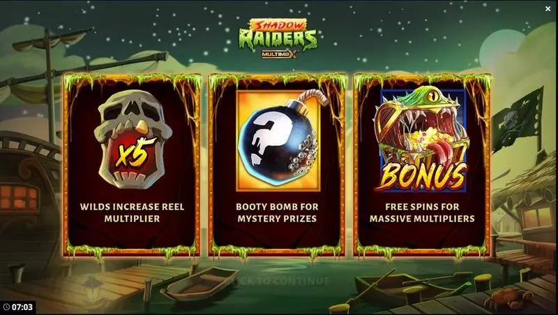 Shadow Raiders MultiMax Slots made by Bang Bang Games - Bonus 1