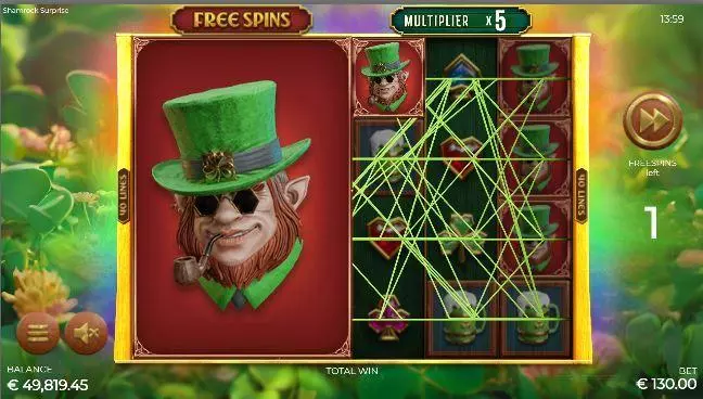 Shamrock Surprise Slots made by Armadillo Studios - Introduction Screen