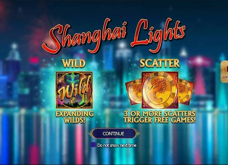 Shanghai Lights Slots made by RTG - Info and Rules
