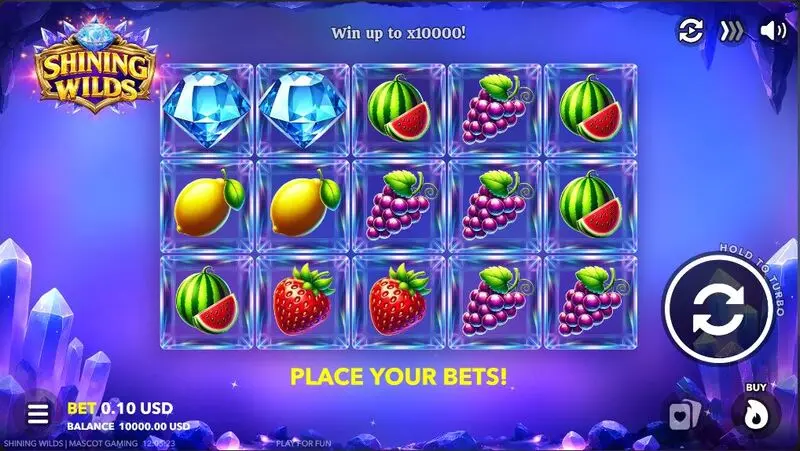 Shining Wilds Slots made by Mascot Gaming - Main Screen Reels