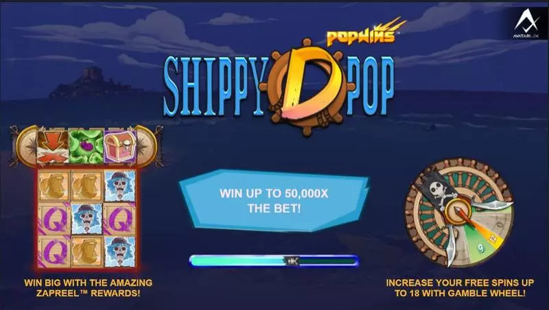 Shippy D Pop Slots made by AvatarUX - Introduction Screen