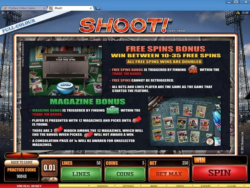 Shoot! Slots made by Microgaming - Bonus 2