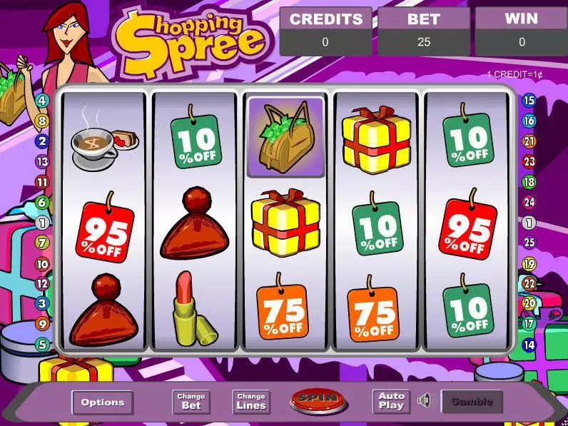 Shopping Spree Slots made by Eyecon - Main Screen Reels
