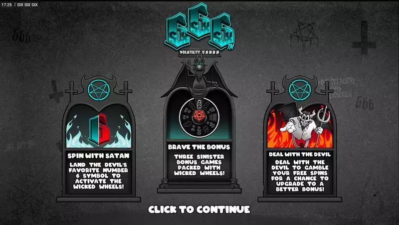 SixSixSix Slots made by Hacksaw Gaming, - Main Screen Reels