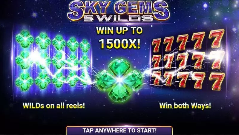 Sky Gems 5 Wilds Slots made by Booongo - Bonus 1