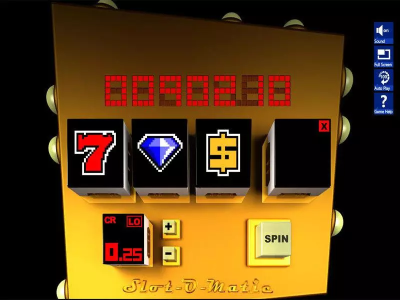 Slot-O-Matic Slots made by Slotland Software - Main Screen Reels