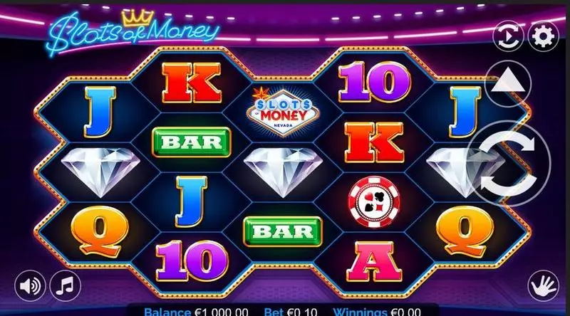 Slots of Money  Slots made by Betdigital - Main Screen Reels