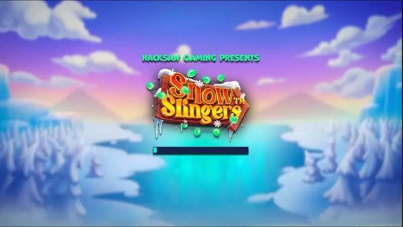 Snow Slinger Slots made by Hacksaw Gaming - Introduction Screen