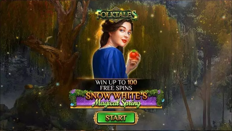 Snow White’s Magical Spring Slots made by Spinomenal - Introduction Screen
