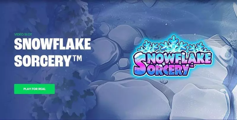 Snowflake Sorcery Slots made by StakeLogic - Introduction Screen