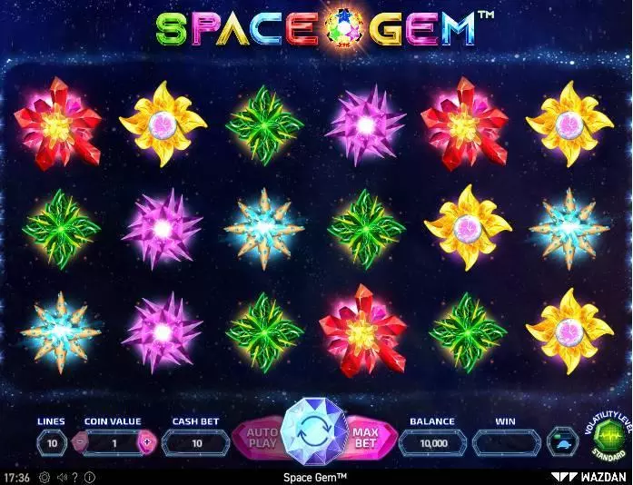 Space Gem Slots made by Wazdan - Main Screen Reels