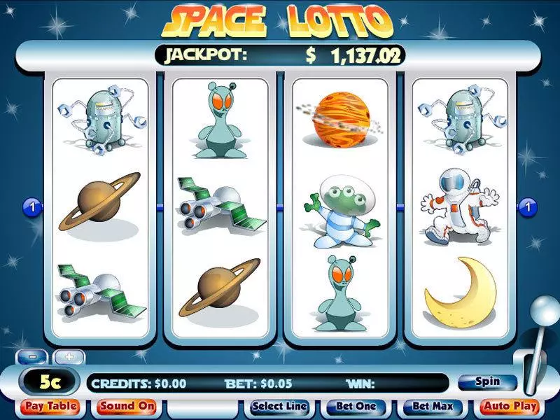 Space Lotto Slots made by Byworth - Info and Rules