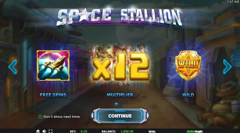 Space Stallion Slots made by StakeLogic - Info and Rules
