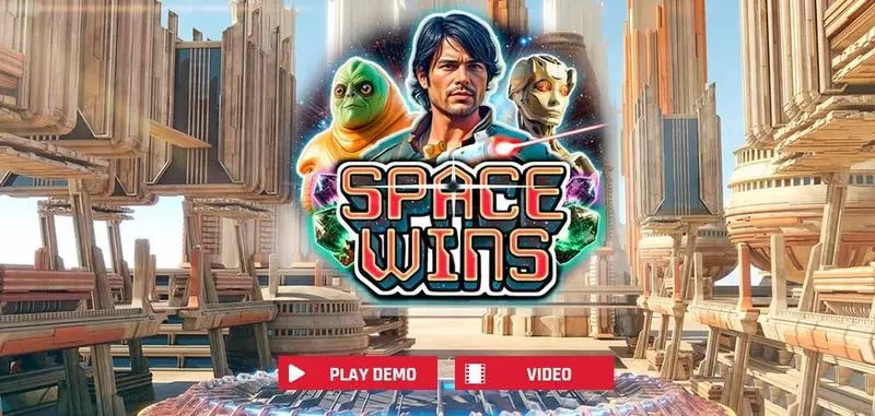 Space Wins Slots made by Red Rake Gaming - Introduction Screen