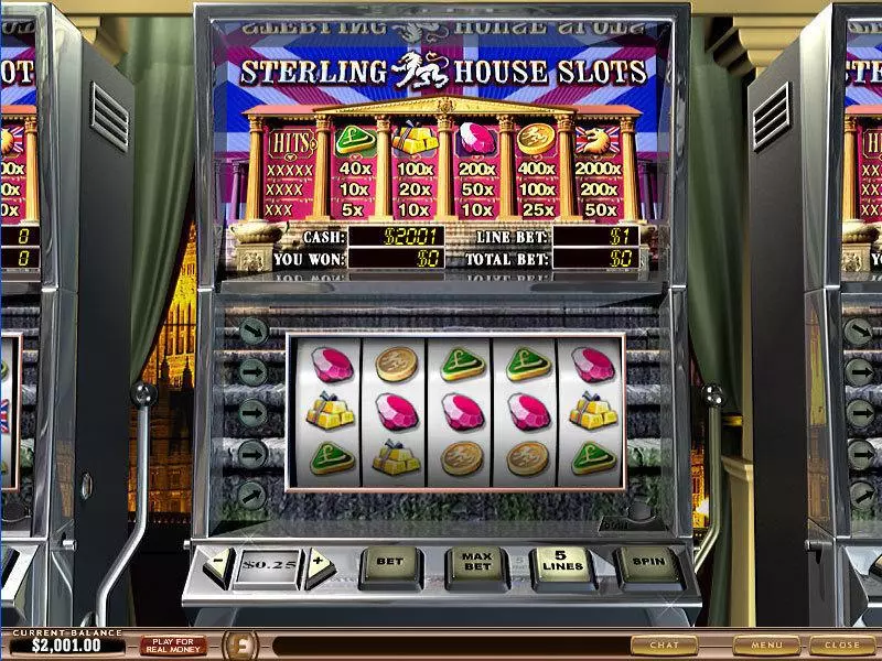 Sterling House Slots made by PlayTech - Main Screen Reels