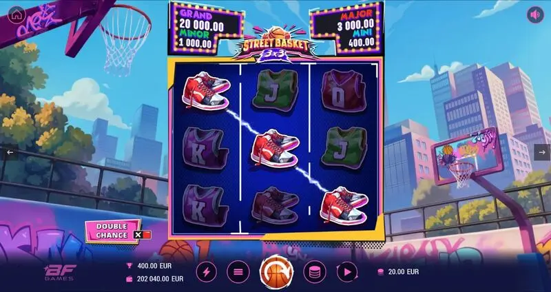 Street Basket 3×3 Slots made by BF Games - Main Screen Reels