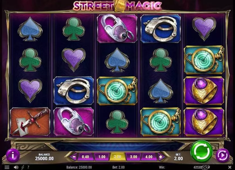 Street Magic Slots made by Play'n GO - Main Screen Reels