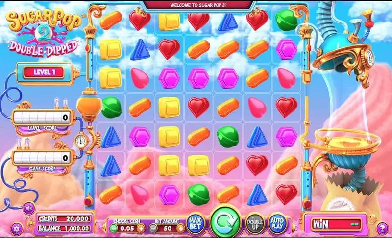 Sugar Pop 2: Double Dipped Slots made by BetSoft - Main Screen Reels