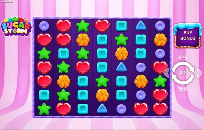 Sugar Storm Slots made by Wizard Games - Main Screen Reels
