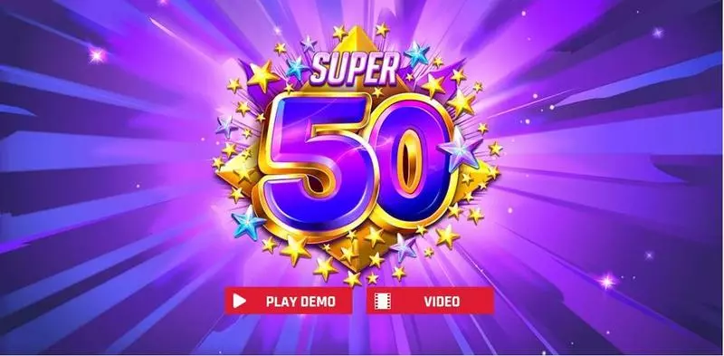 Super 50 Stars Slots made by Red Rake Gaming - Introduction Screen
