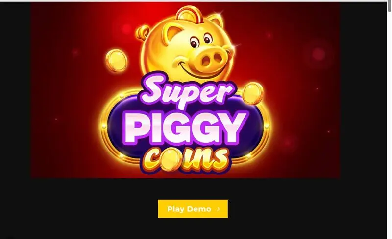 Super Piggy Coins Slots made by Apparat Gaming - Introduction Screen