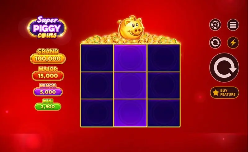 Super Piggy Coins Slots made by Apparat Gaming - Main Screen Reels