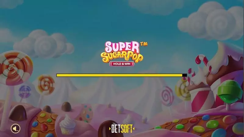 Super Sugar Pop - HOLD and WIN Slots made by BetSoft - Introduction Screen