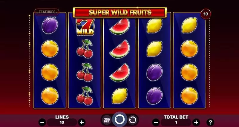 Super Wild Fruits Slots made by Spinomenal - Main Screen Reels