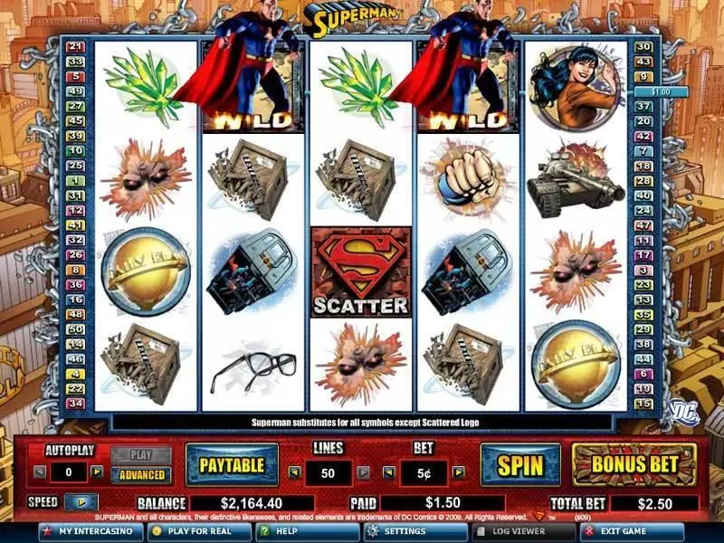Superman Slots made by Amaya - Main Screen Reels