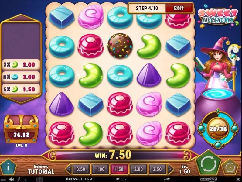 Sweet Alchemy Slots made by Play'n GO - Main Screen Reels