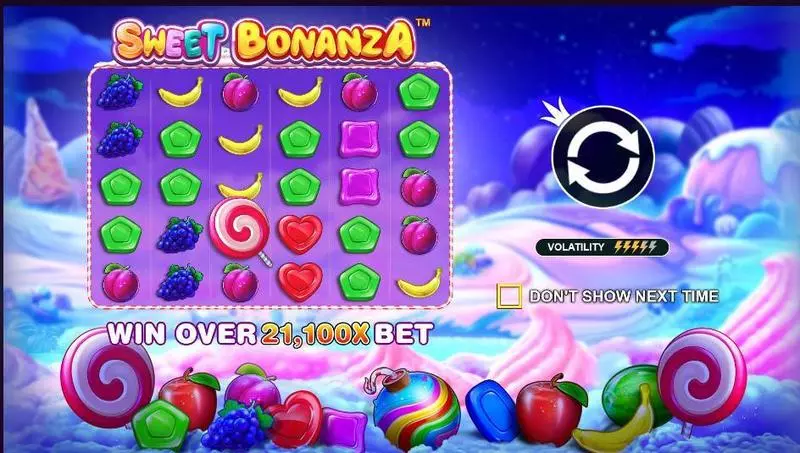 Sweet Bonanza Slots made by Pragmatic Play - Info and Rules