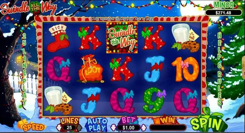 Swindle All The Way Slots made by RTG - Main Screen Reels