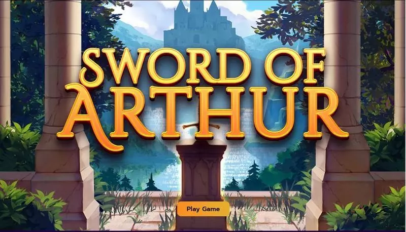 Sword of Arthur Slots made by Thunderkick - Introduction Screen